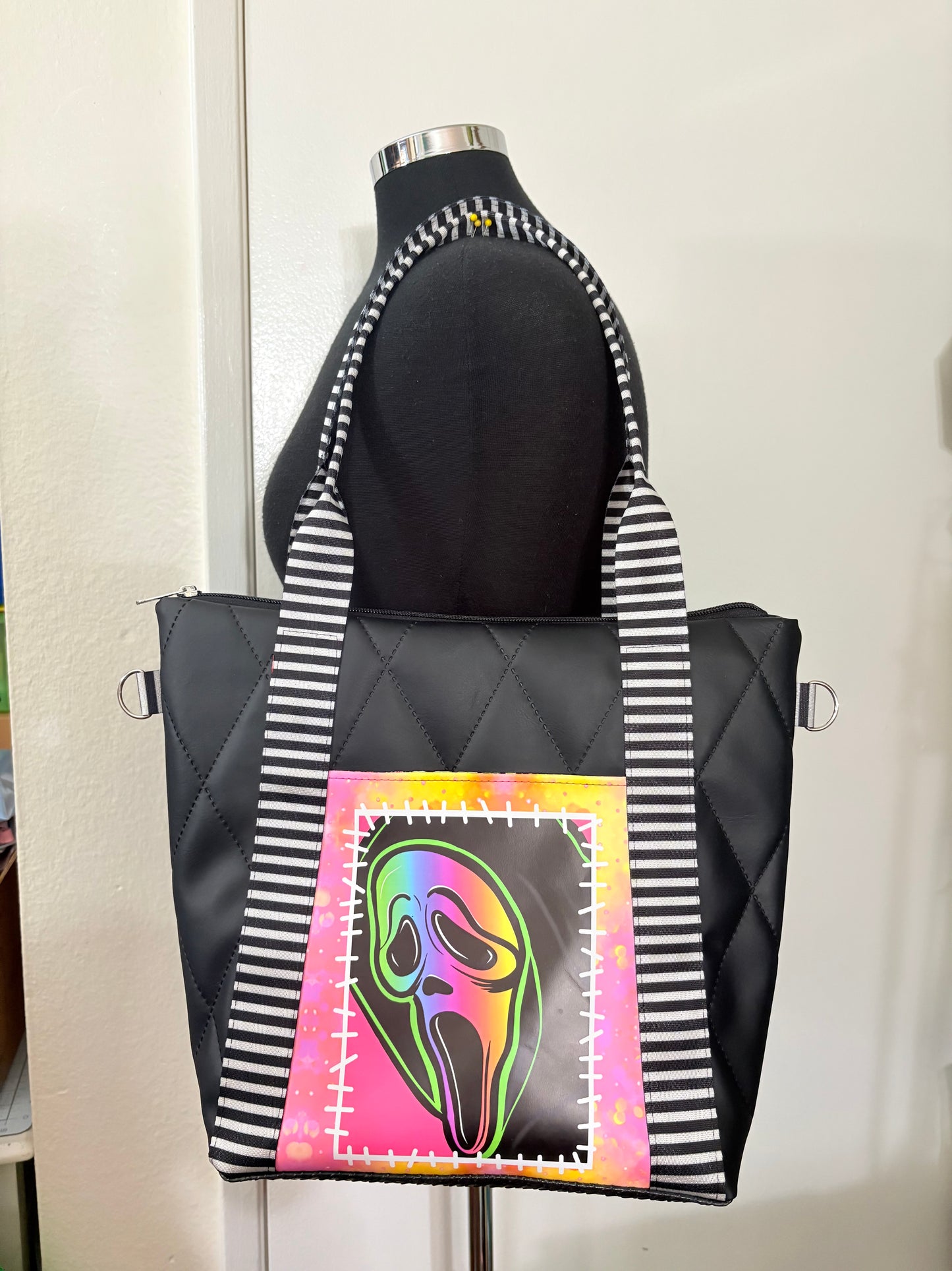 SCREAM QUILTED TOTE
