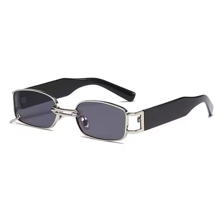 SUNGLASSES RECTANGLE WITH RING DETAIL