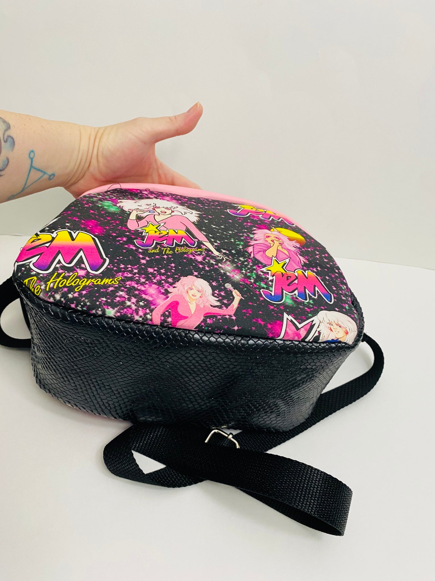 JEM AND THE HOLOGRAMS mini bowler crossbody bag