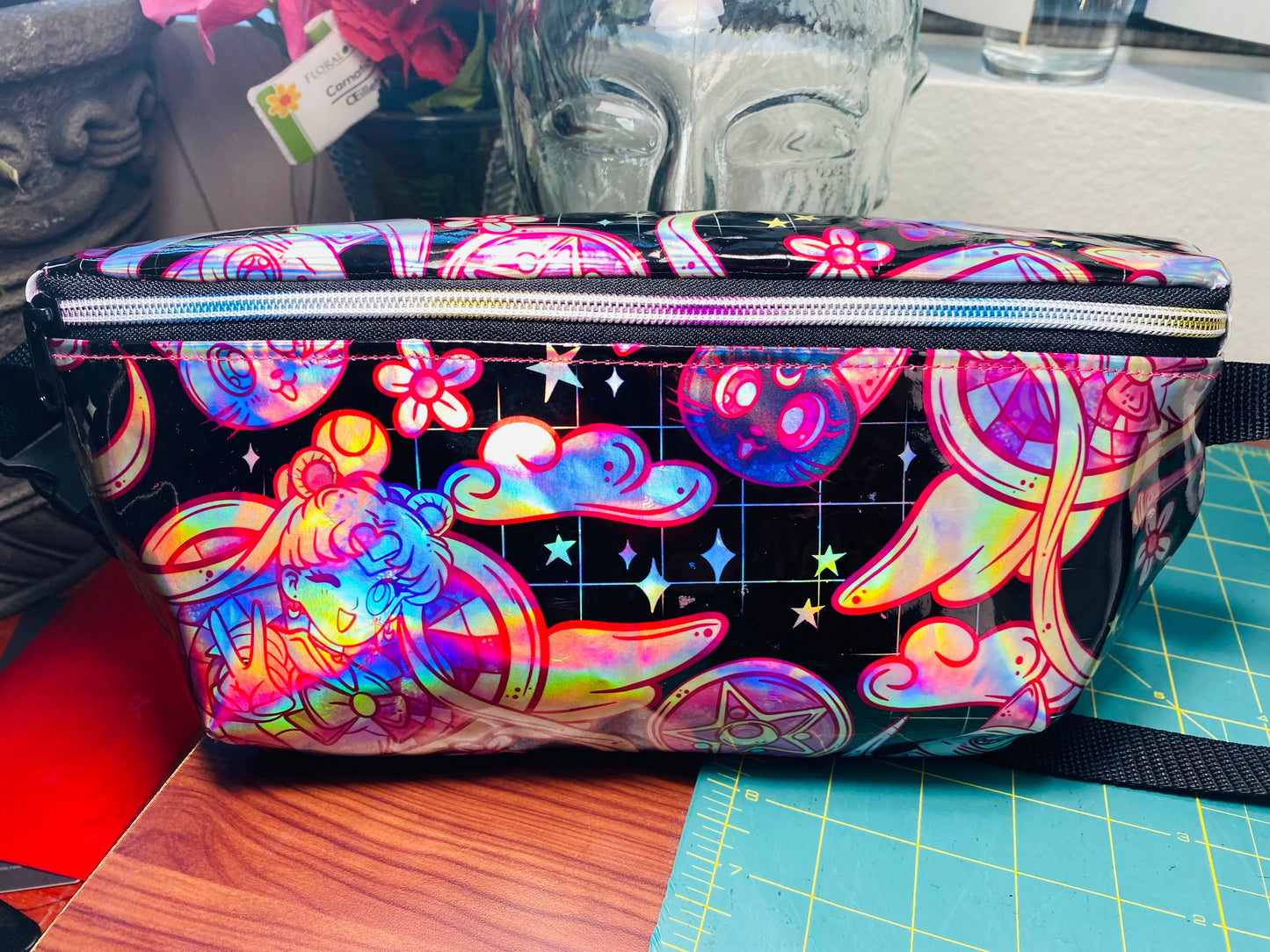 Sailor moon holographic Fanny fack