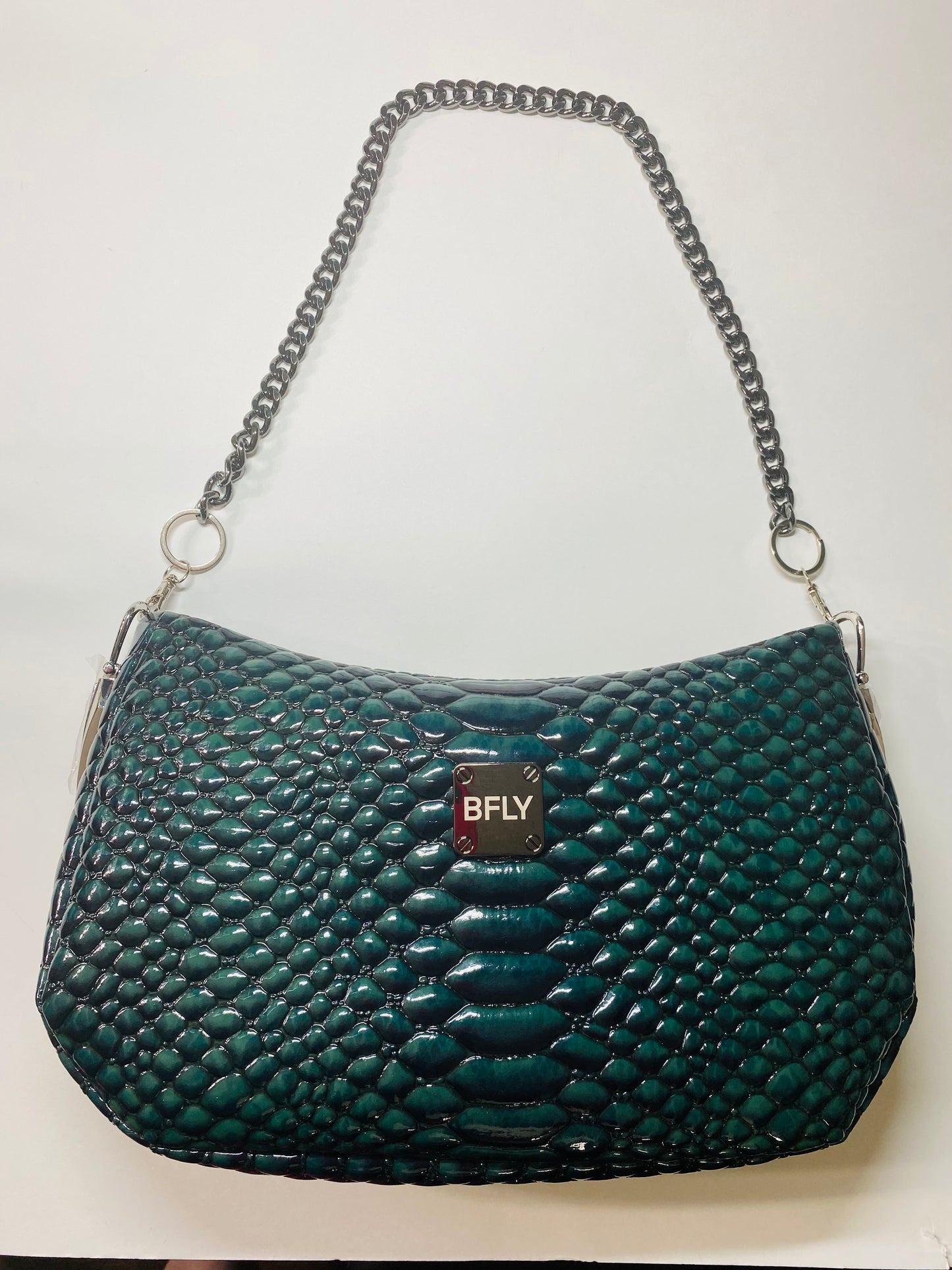 Dragon shoulder bag with chain strap