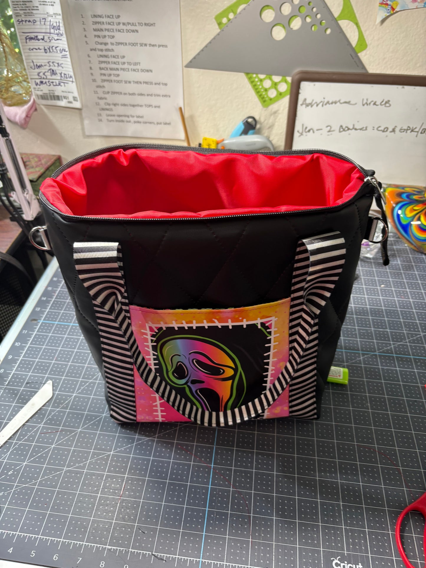 SCREAM QUILTED TOTE