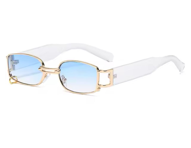 SUNGLASSES RECTANGLE WITH RING DETAIL