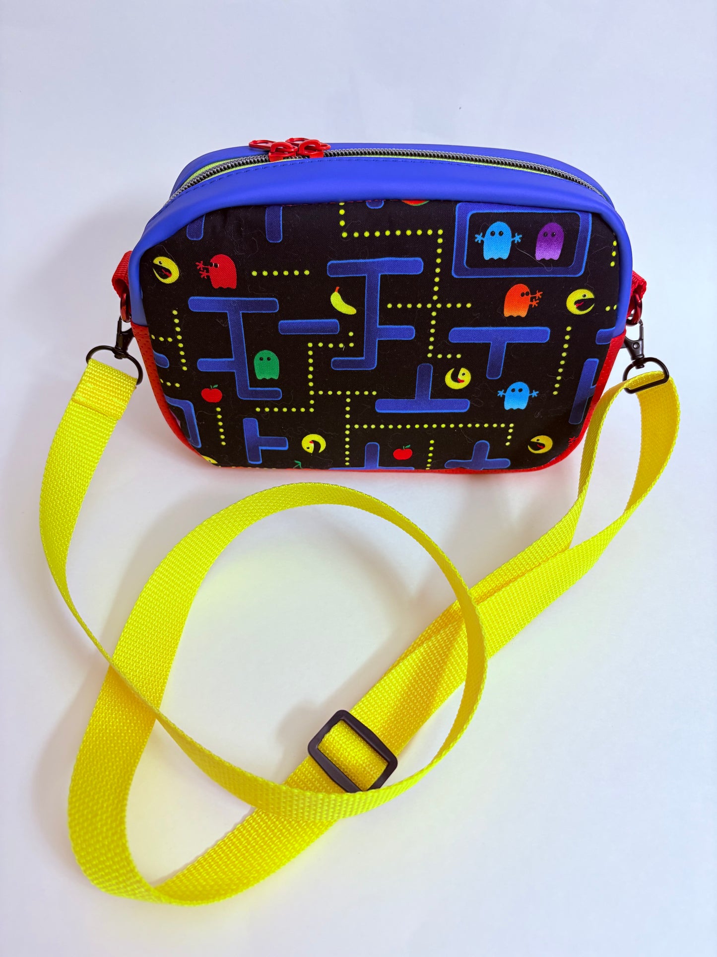 PAC-Man boxy crossbody bag