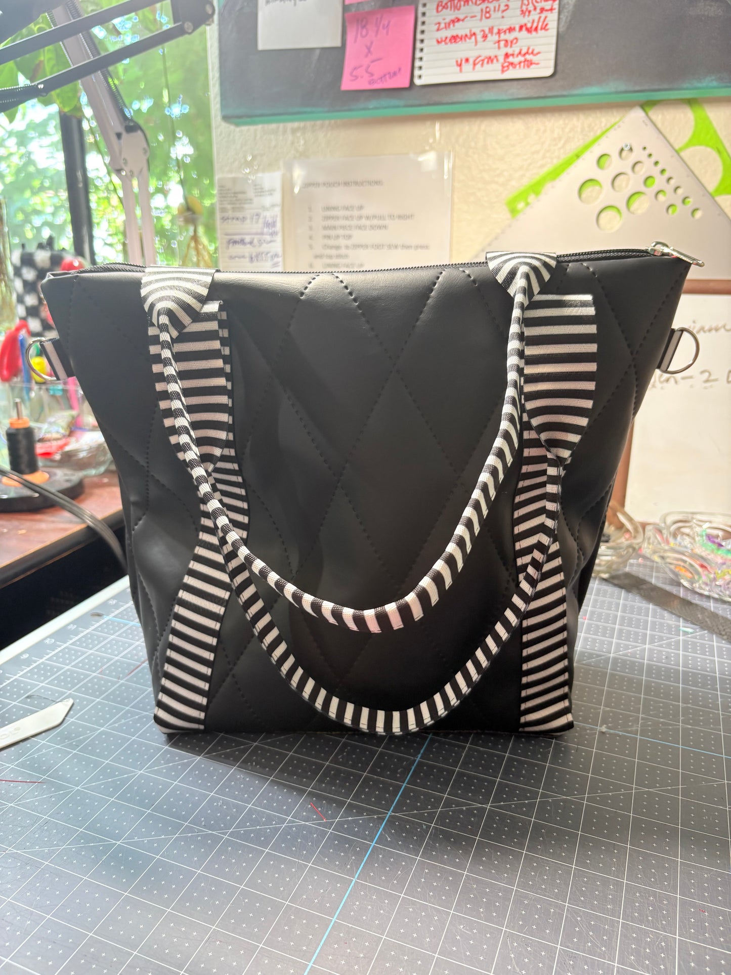 SCREAM QUILTED TOTE