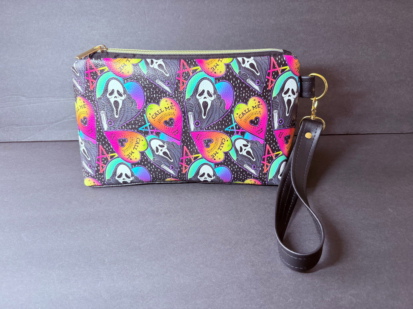 GHOSTFACE RAINBOW OUIJA make up bag