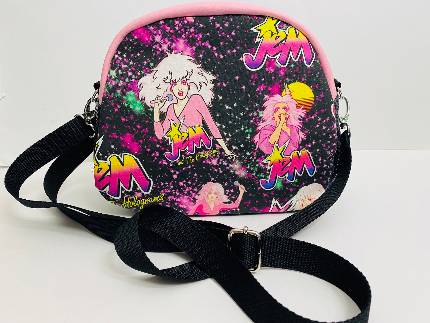 JEM AND THE HOLOGRAMS mini bowler crossbody bag