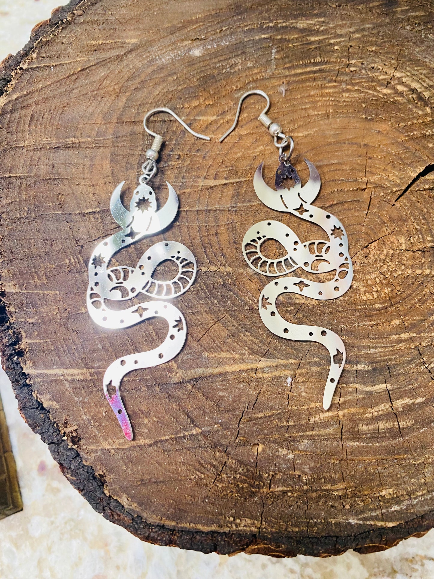 COBRA SNAKE EARRINGS
