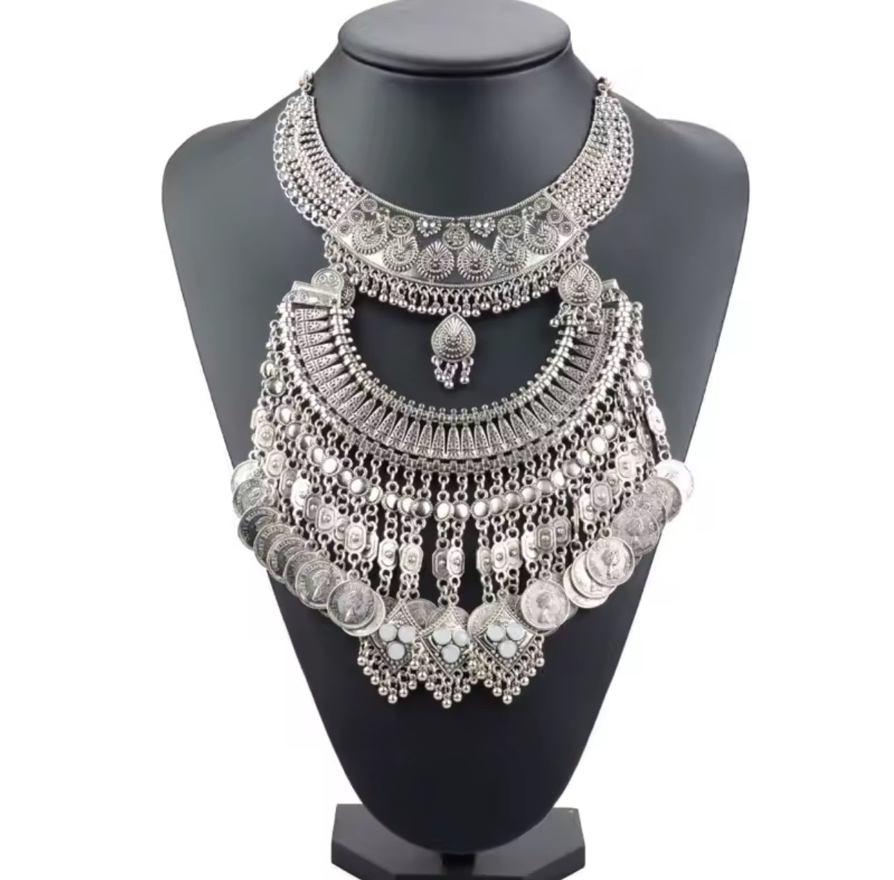 Gypsy kuchi necklace