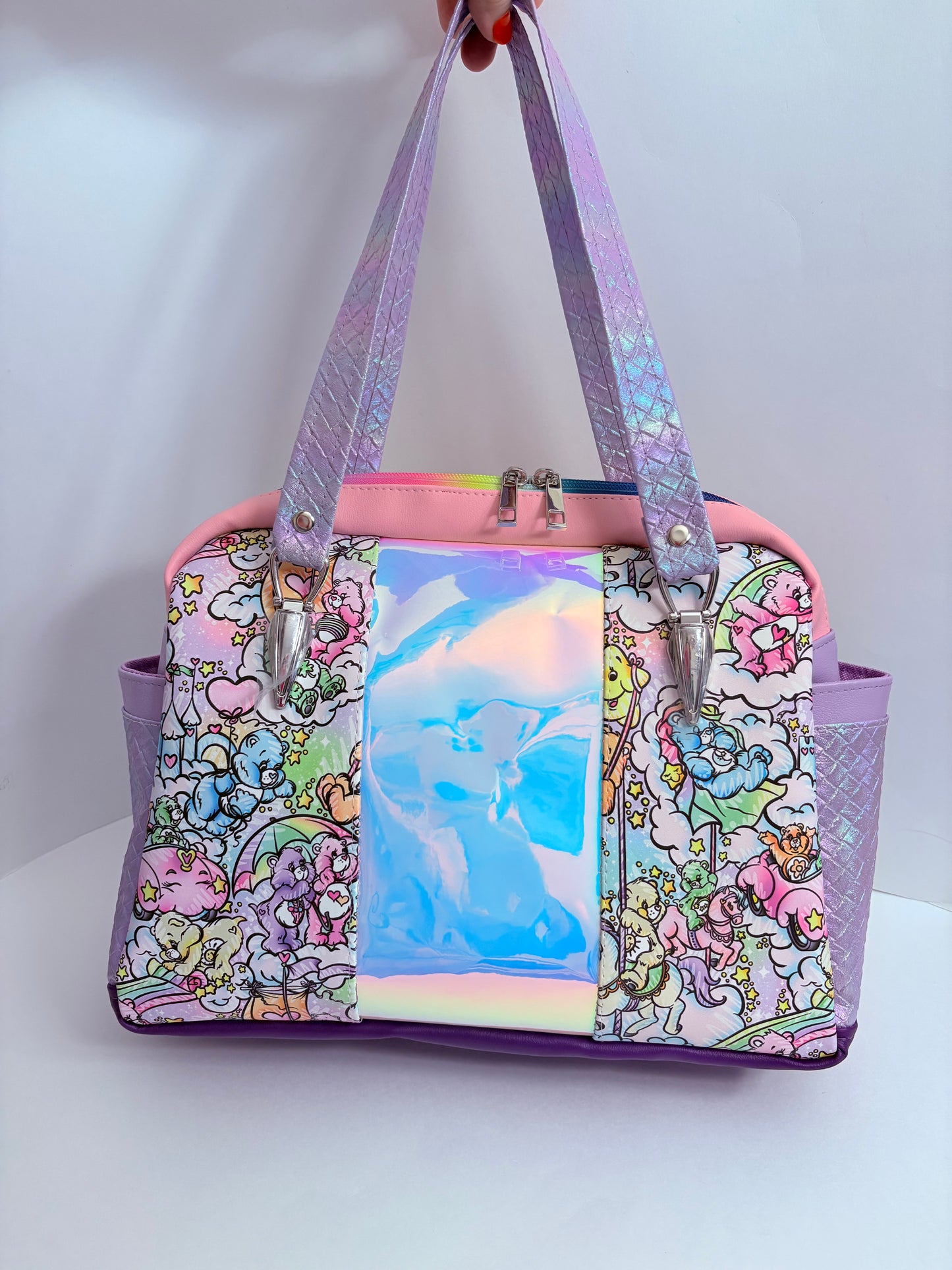 Pastel carousel iridescent bag