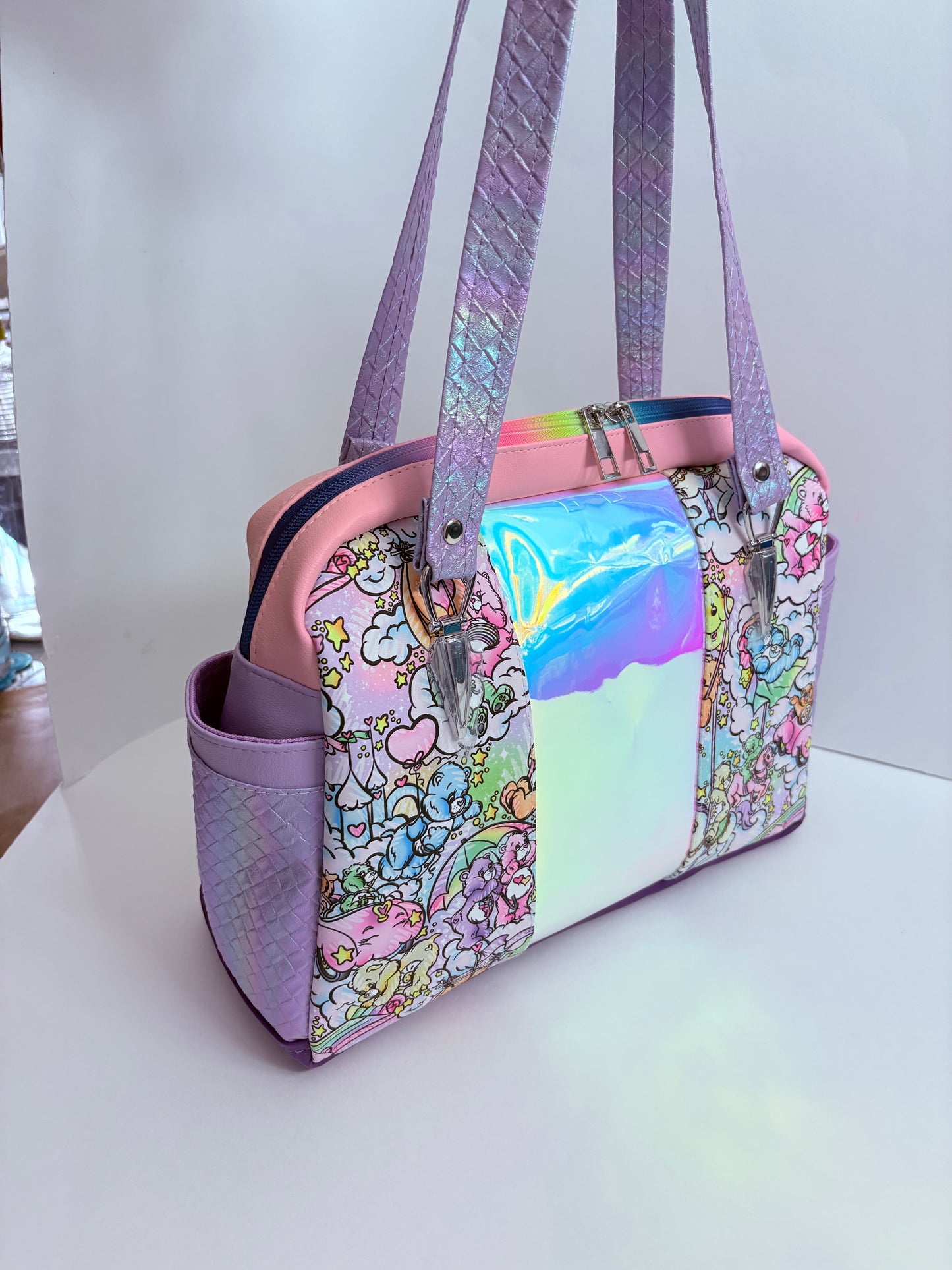 Pastel carousel iridescent bag