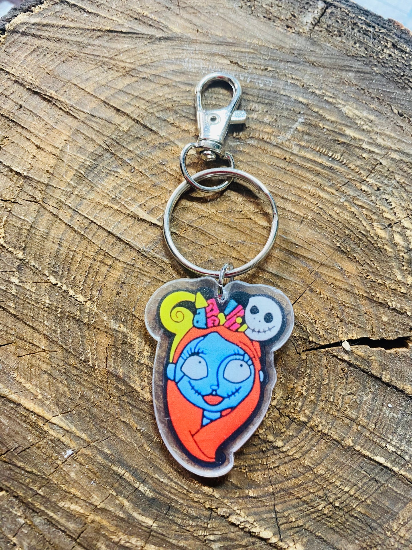 NBC SALLY LOVES HALLOWEEN TOWN KEYCHAIN