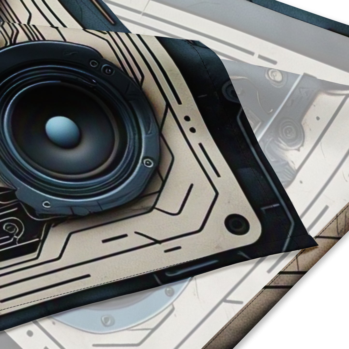 BLUE DISTRESSED SPEAKERS BANDANA