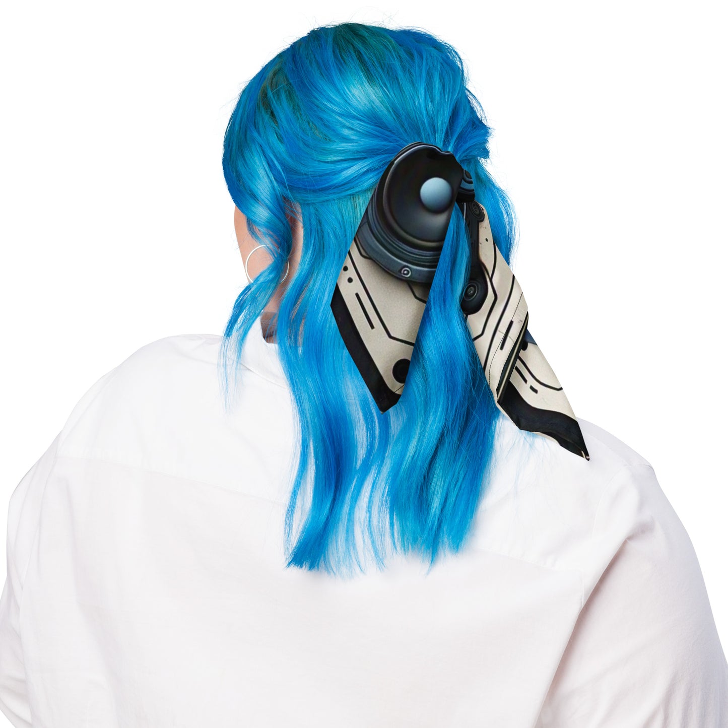 BLUE DISTRESSED SPEAKERS BANDANA