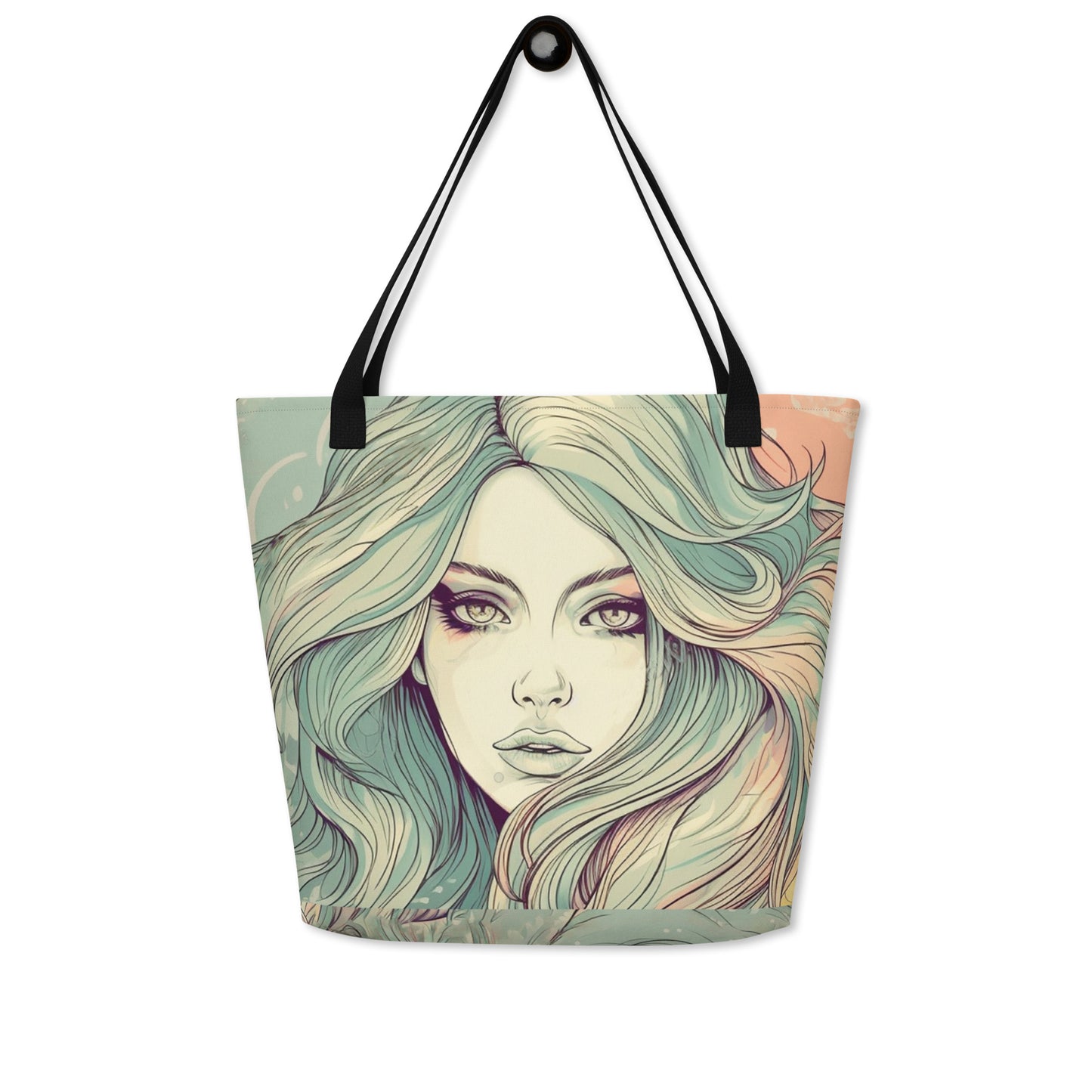 GROOVY 70s GIRL TOTE