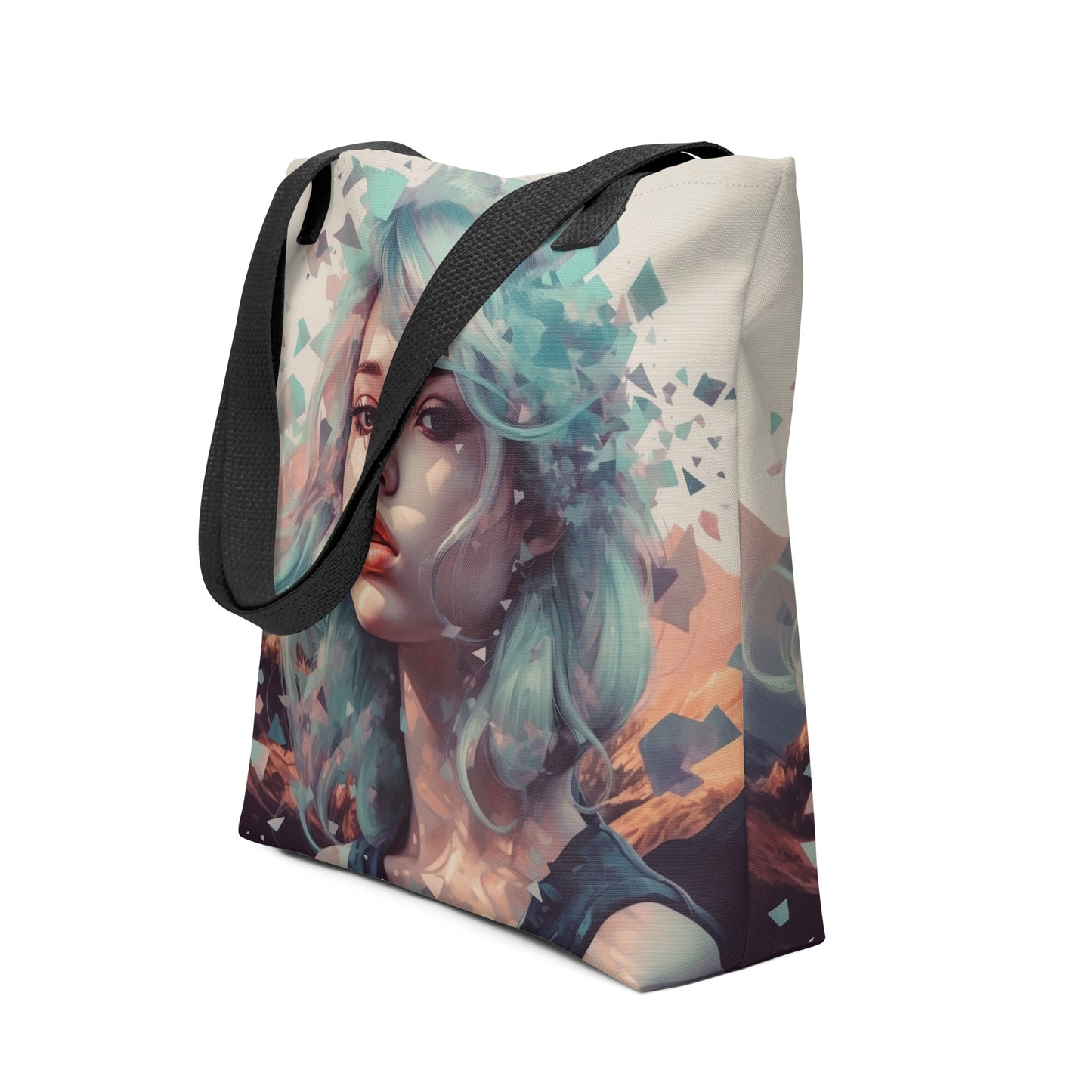 Origami Girl Tote bag