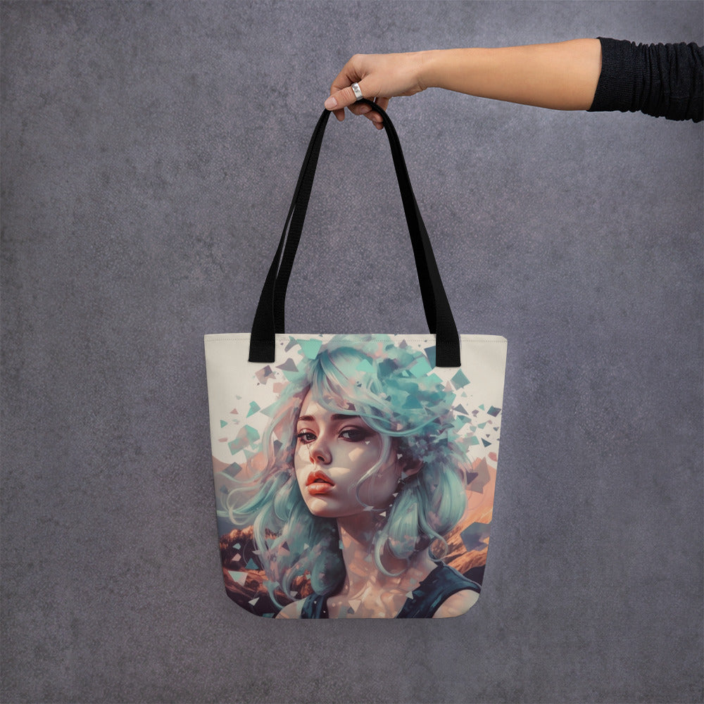 Origami Girl Tote bag