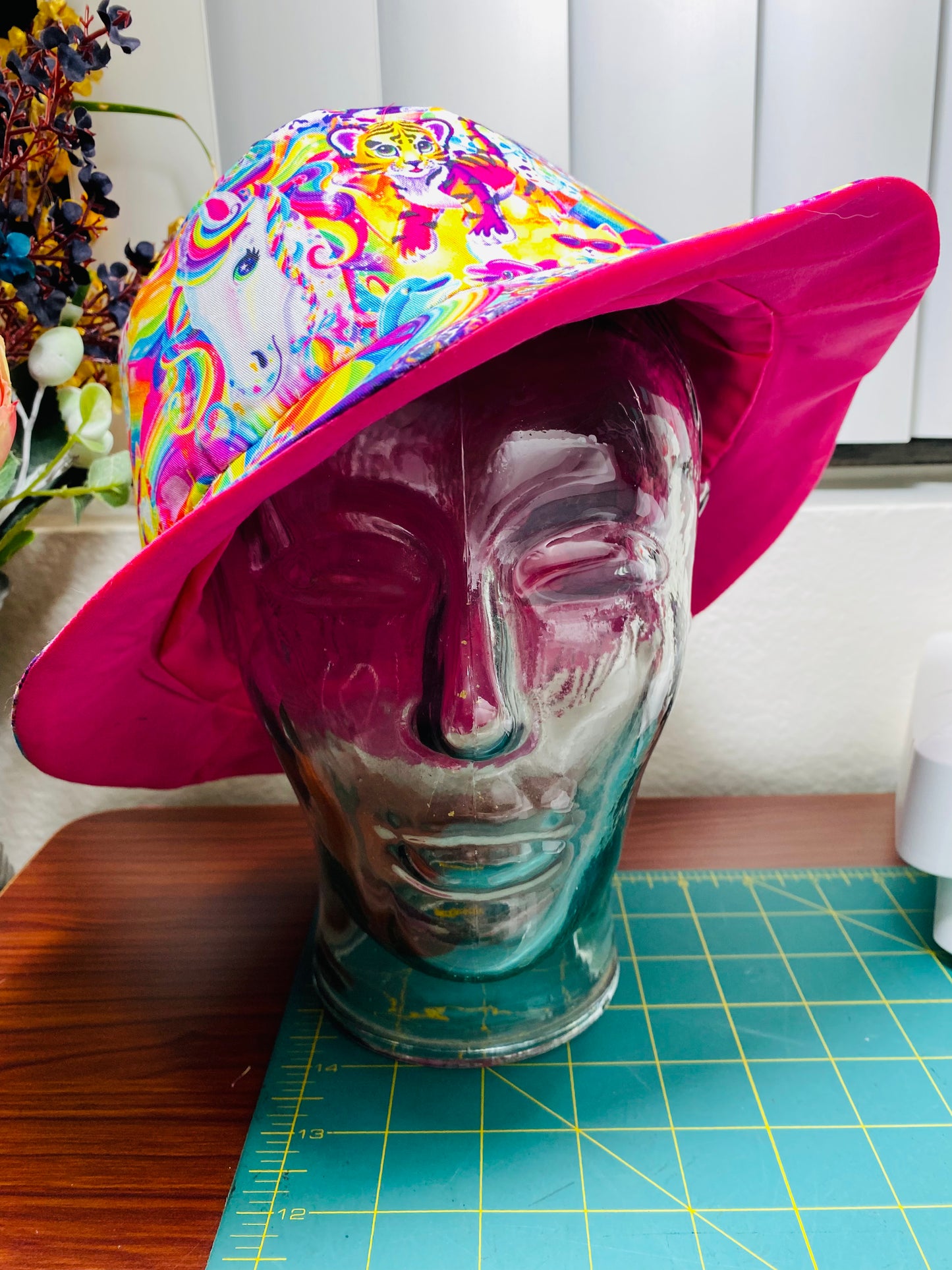 Lisa Frank bucket hat
