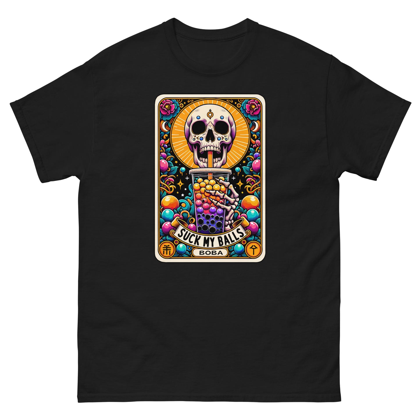 suck my balls boba tshirt