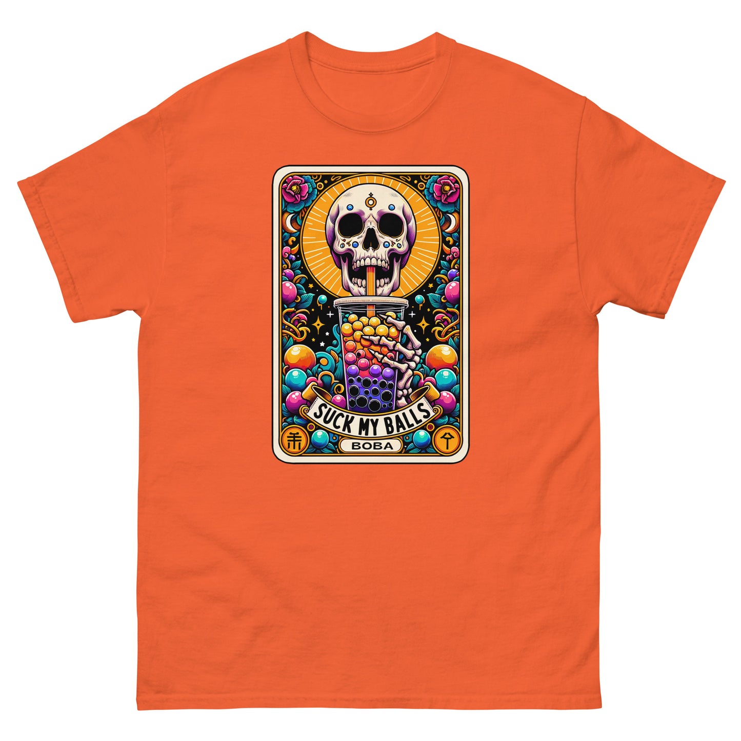 suck my balls boba tshirt