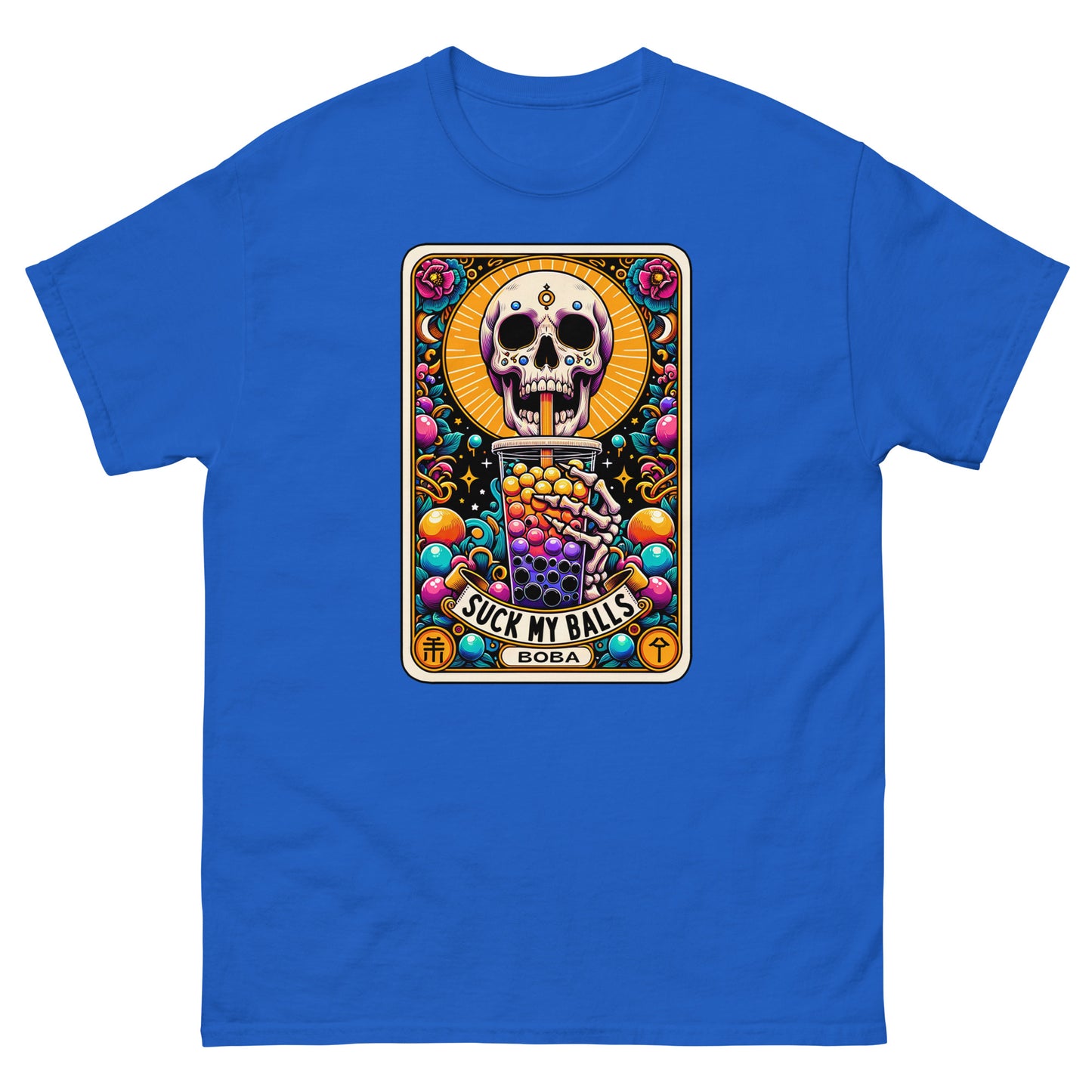suck my balls boba tshirt