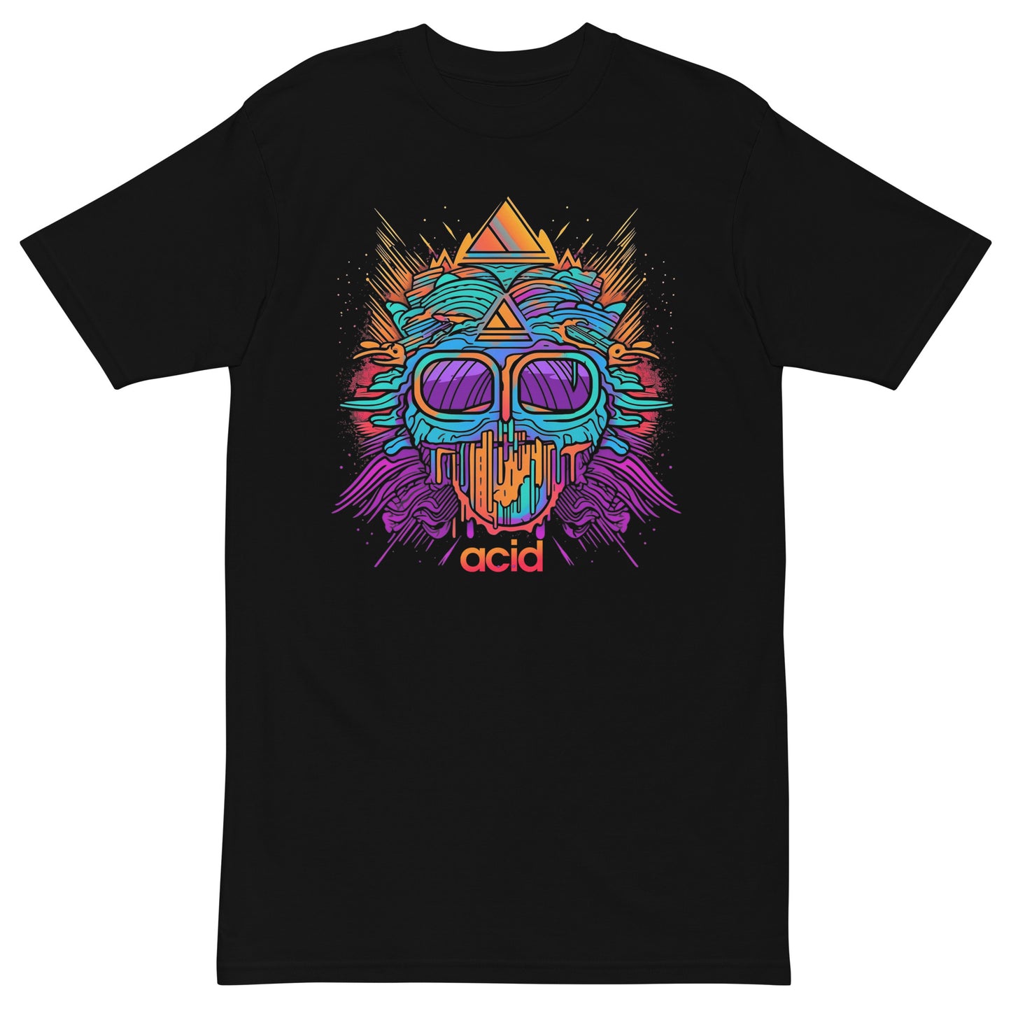 acid face t shirt