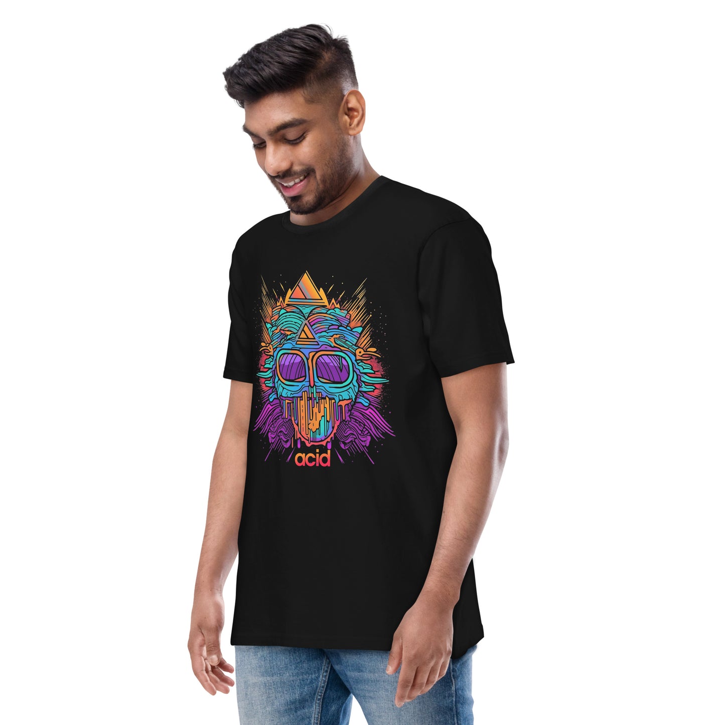 acid face t shirt