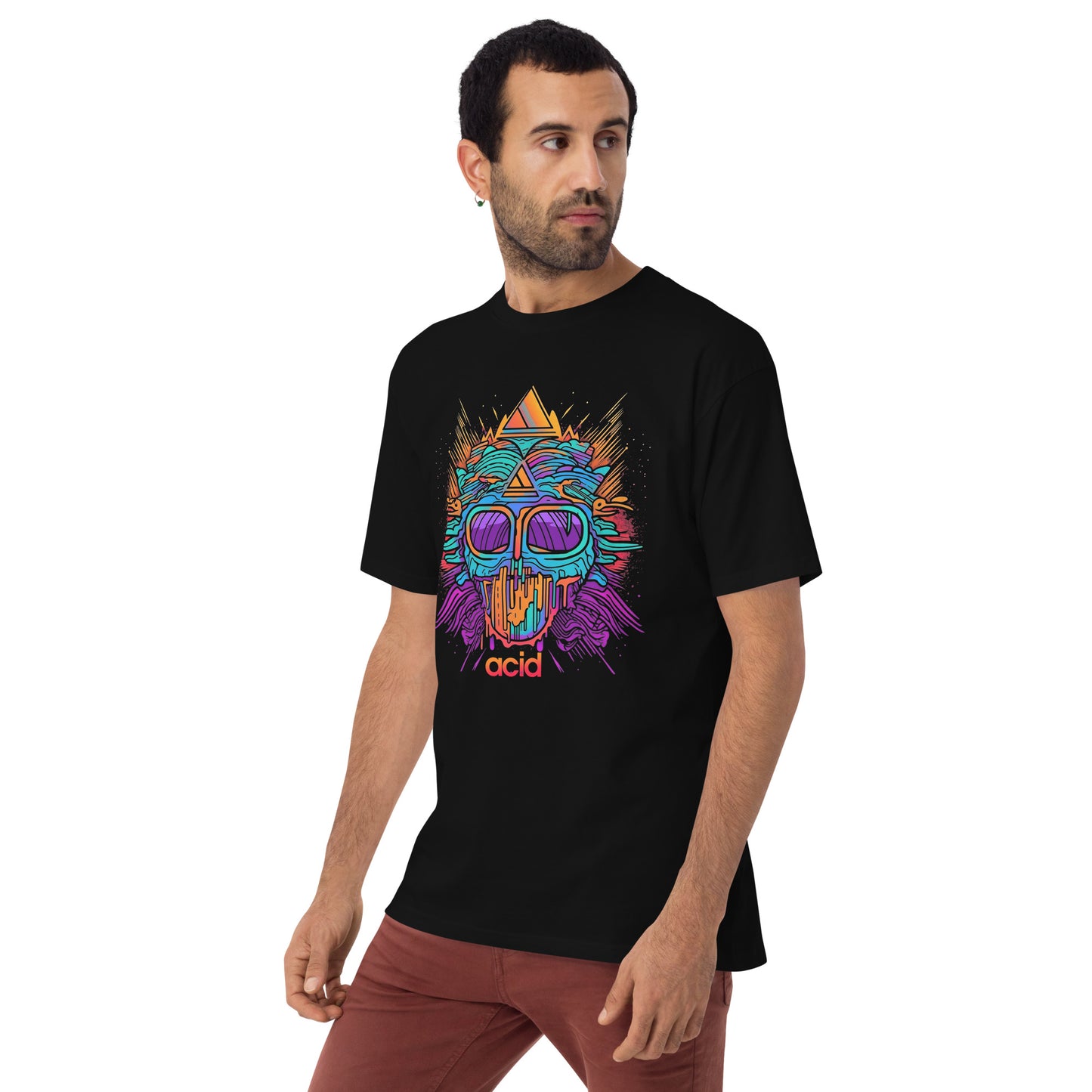 acid face t shirt