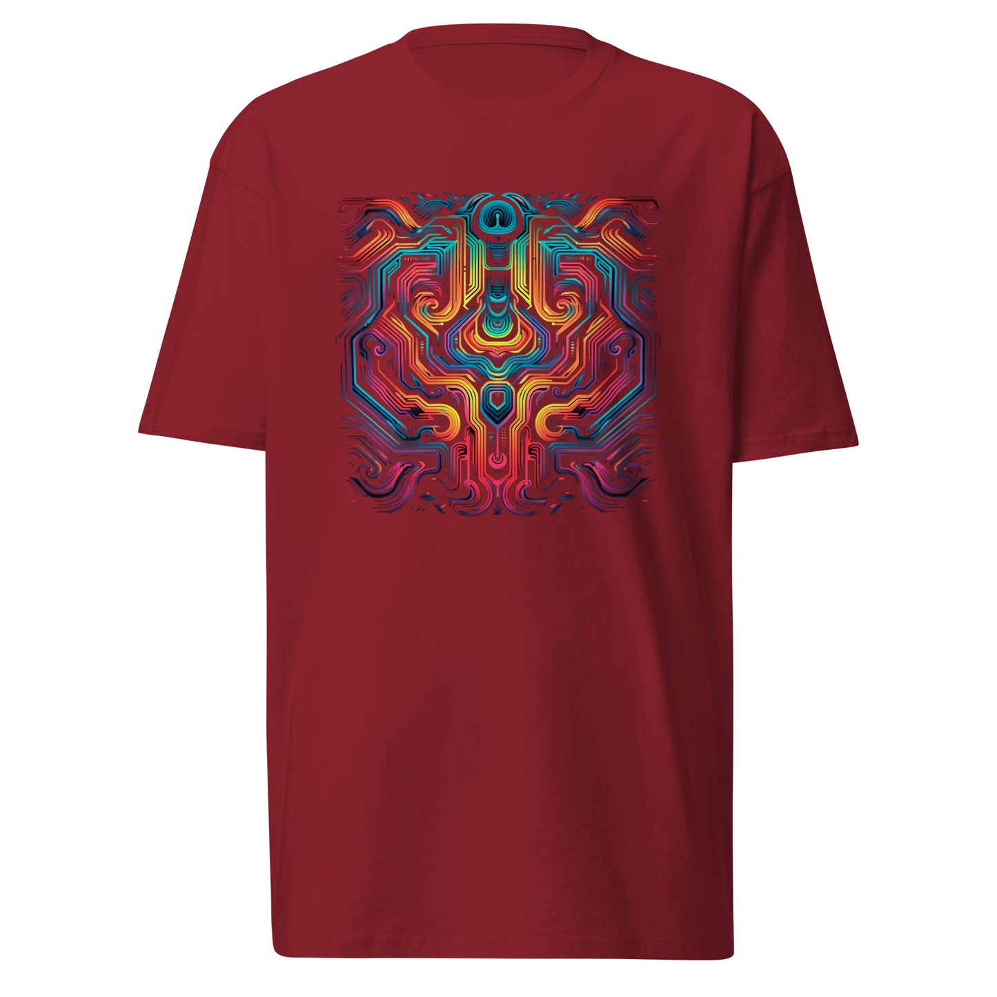 optical illusion colorful tshirt