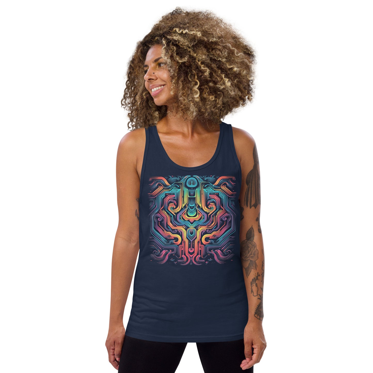 OPTICAL ILLUSION TANK TOP