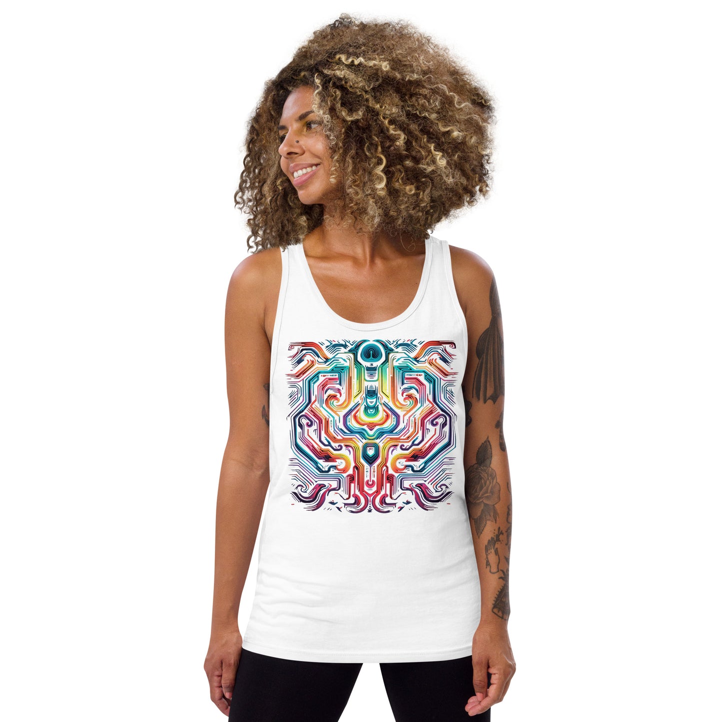 OPTICAL ILLUSION TANK TOP