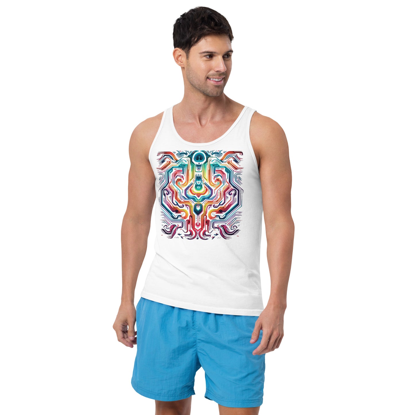 OPTICAL ILLUSION TANK TOP