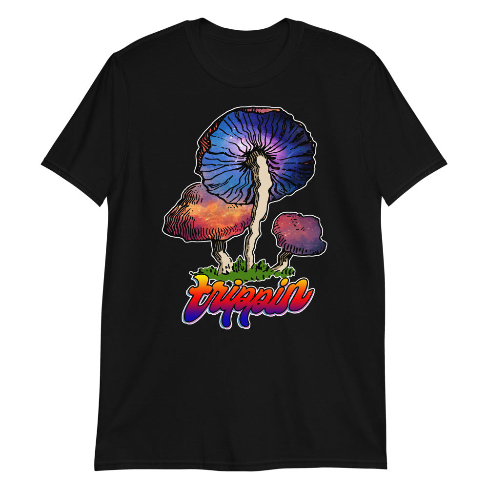 TRIPPIN MUSHROOMS COSMIC T SHIRT