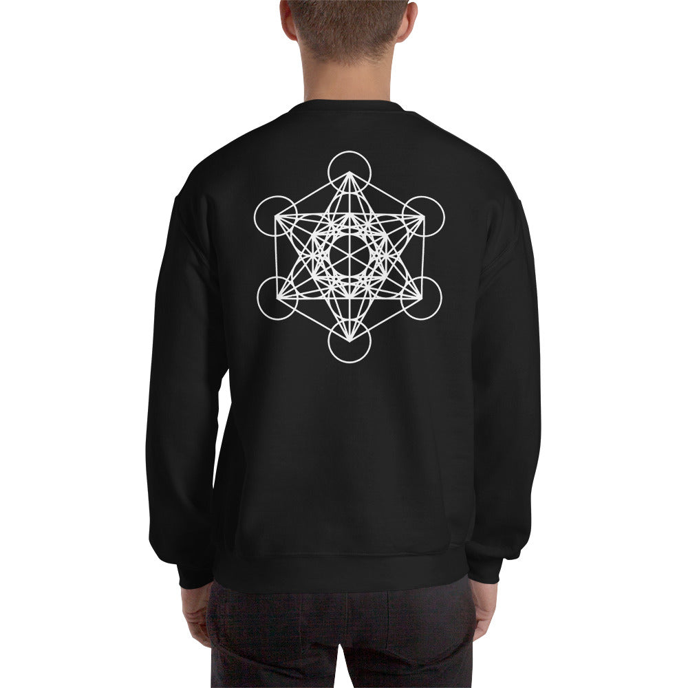 METATRON'S CUBE CREWNECK SWEATSHIRT