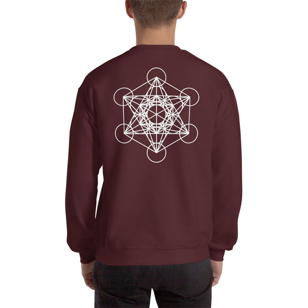 METATRON'S CUBE CREWNECK SWEATSHIRT