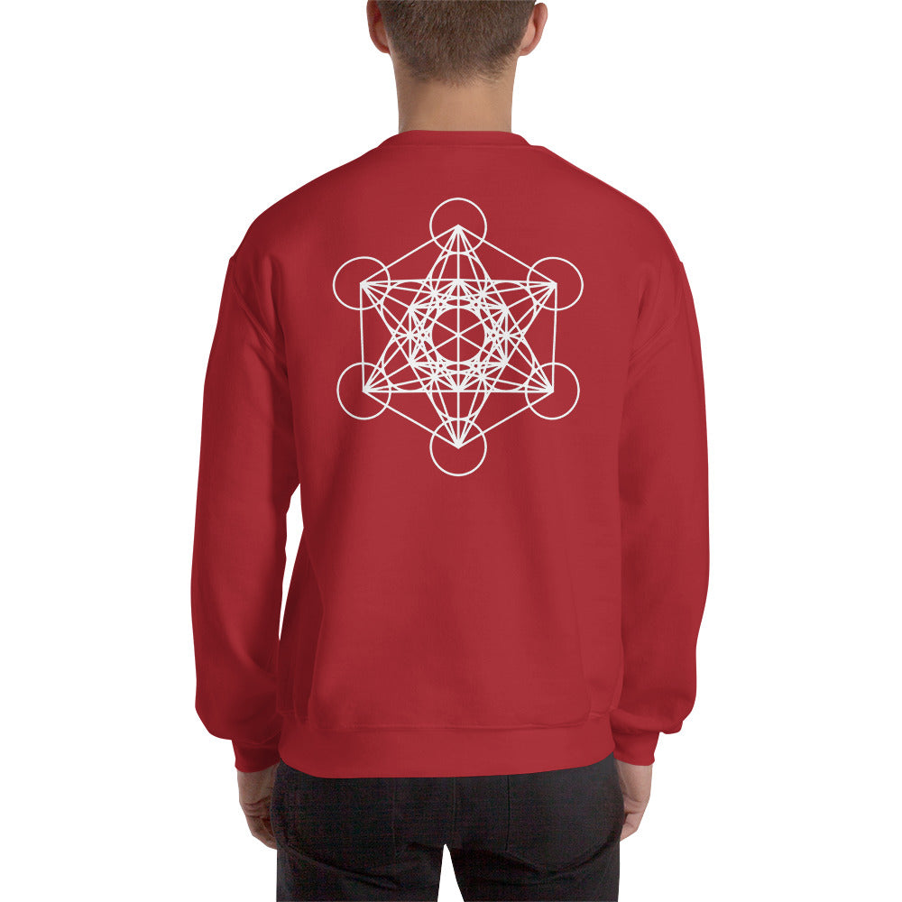 METATRON'S CUBE CREWNECK SWEATSHIRT