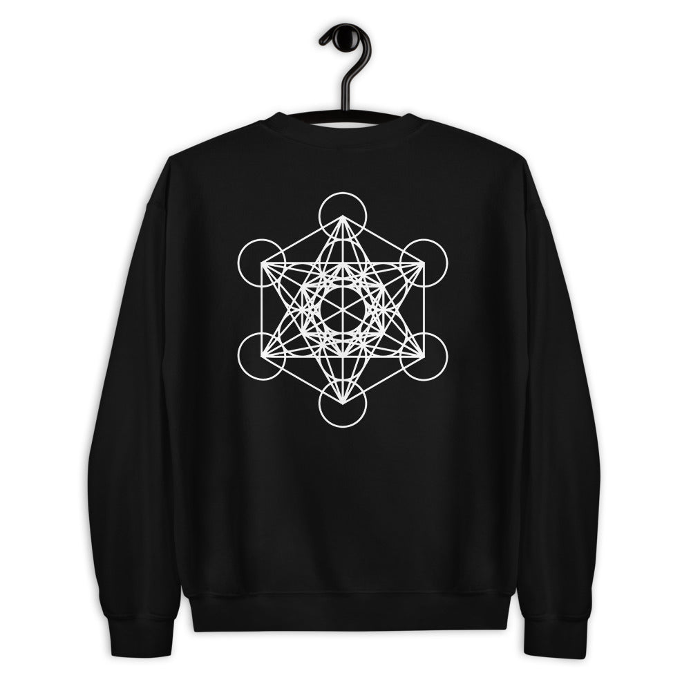 METATRON'S CUBE CREWNECK SWEATSHIRT