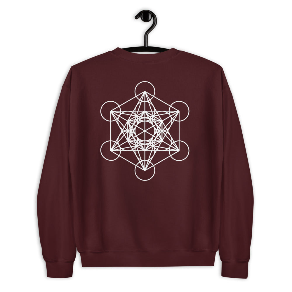 METATRON'S CUBE CREWNECK SWEATSHIRT