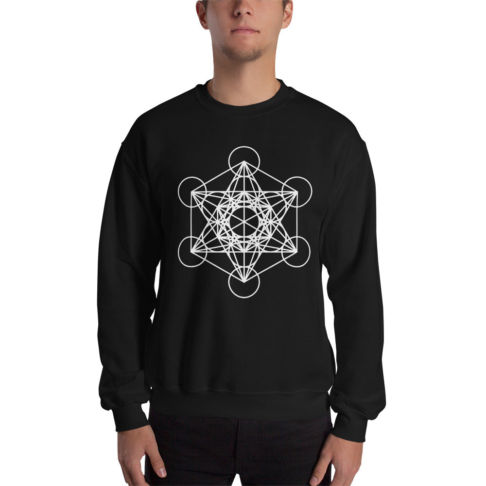 METATRON'S CUBE CREWNECK SWEATSHIRT