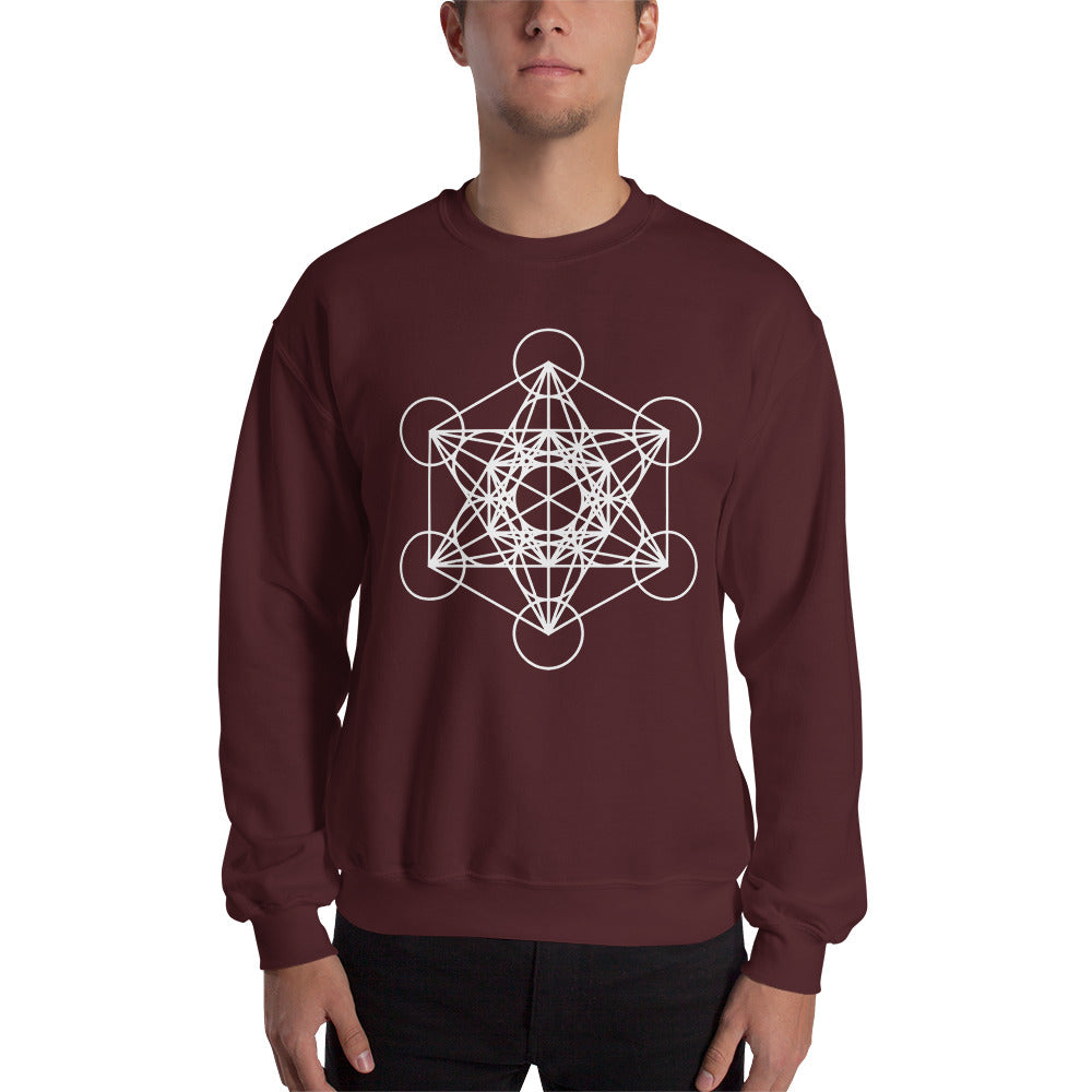 METATRON'S CUBE CREWNECK SWEATSHIRT