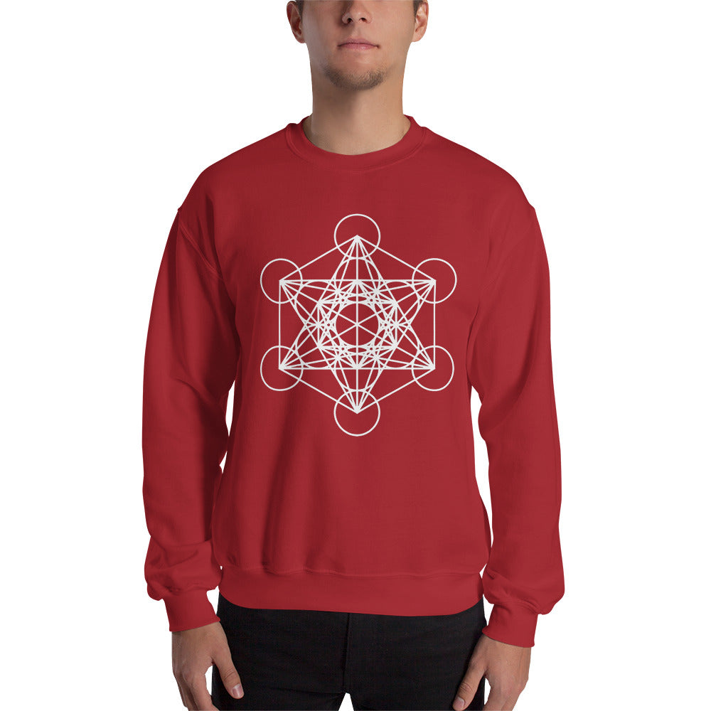 METATRON'S CUBE CREWNECK SWEATSHIRT