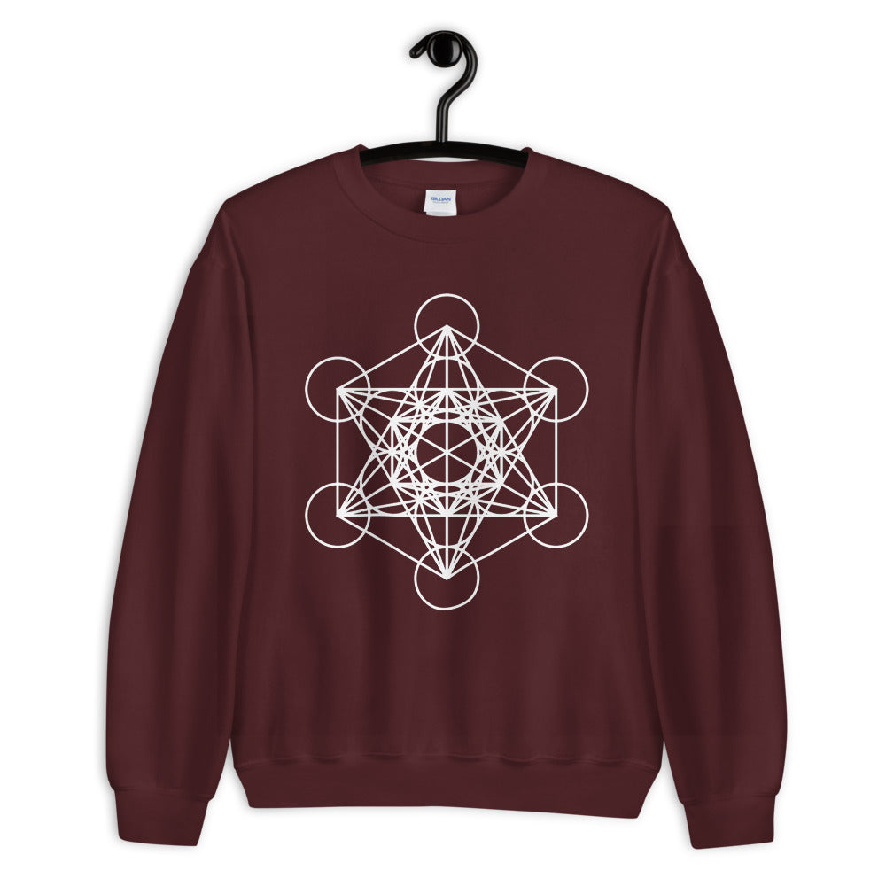 METATRON'S CUBE CREWNECK SWEATSHIRT