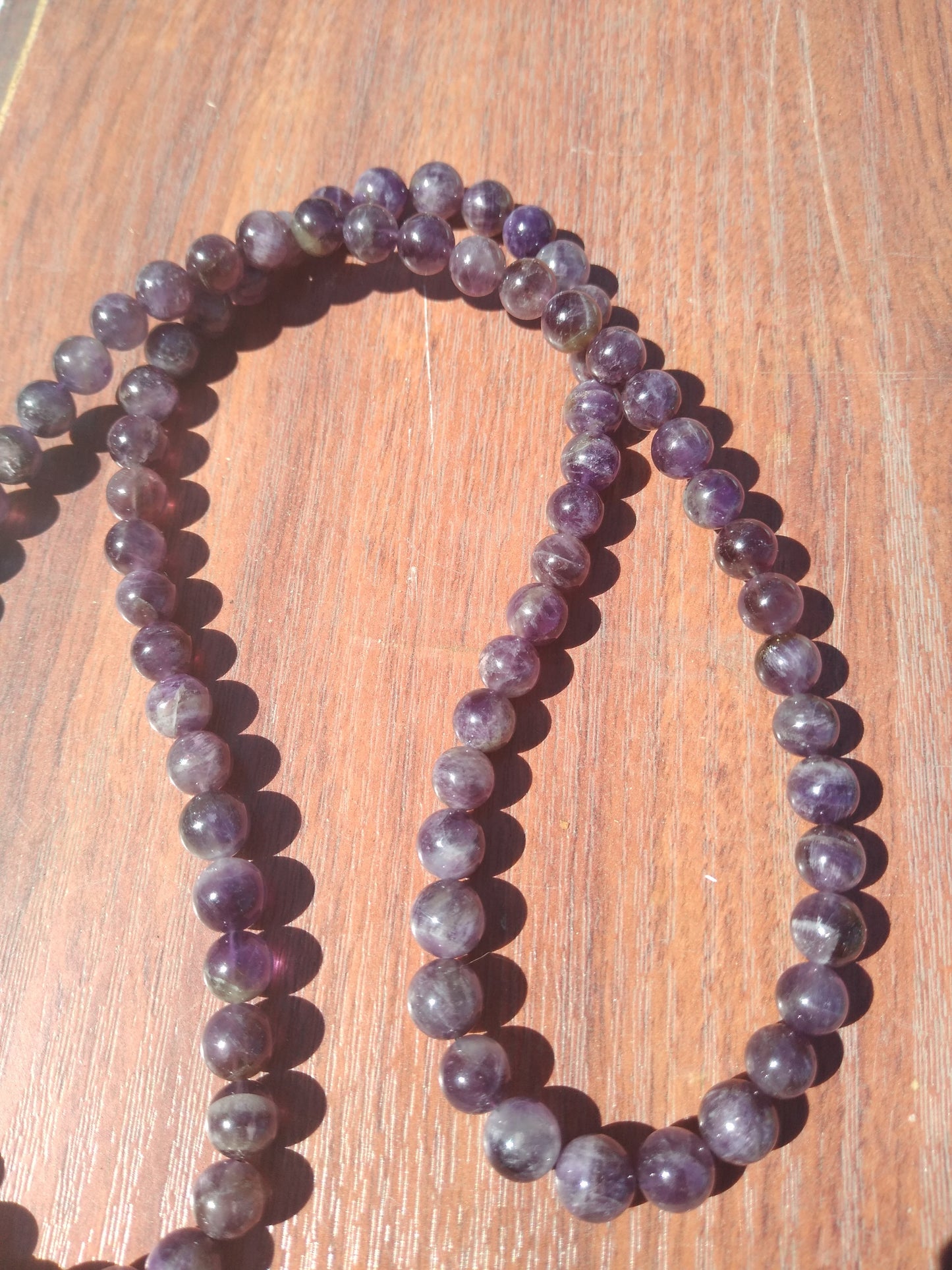 AMETHYST BEADED NECKLACE