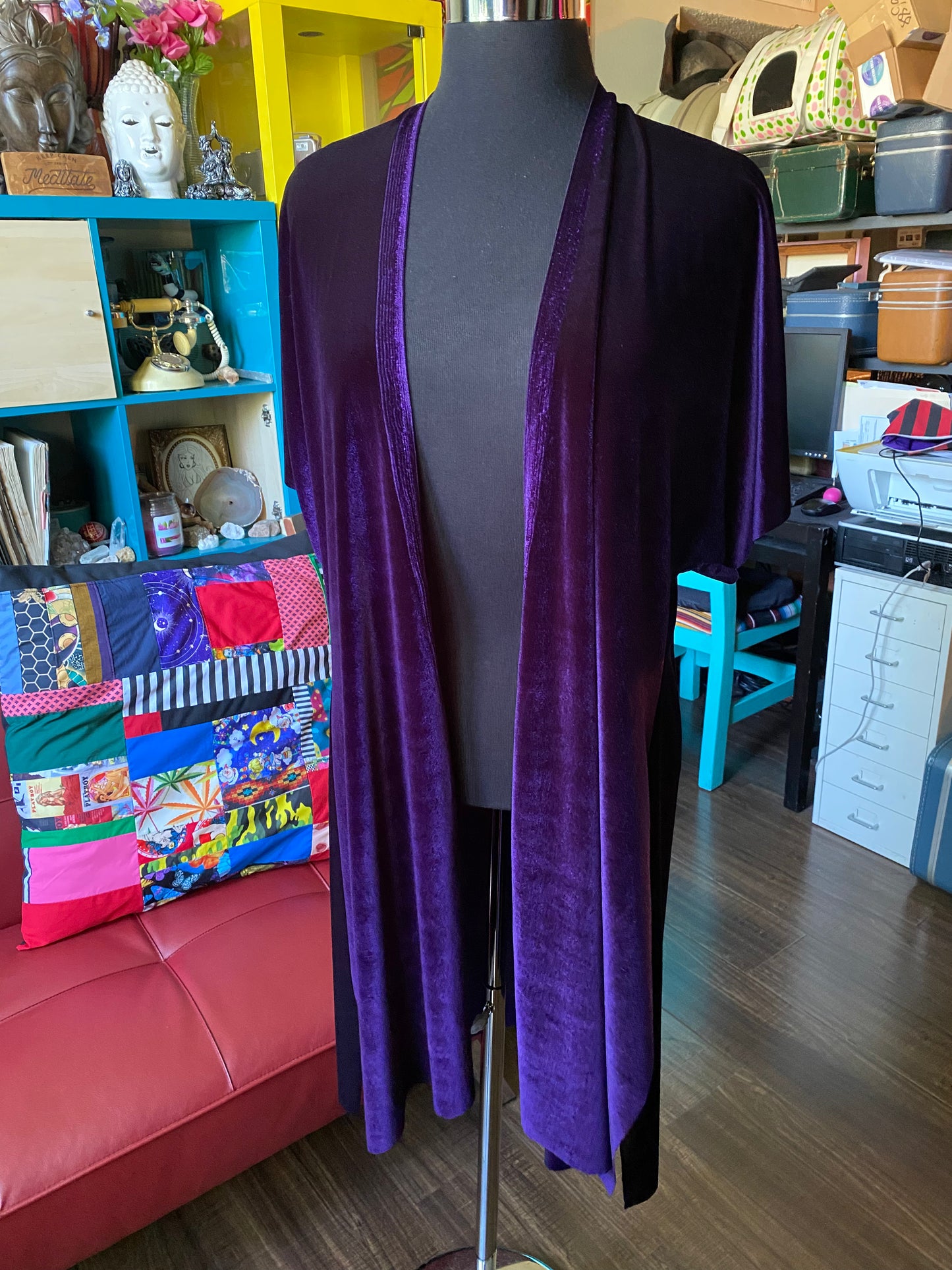 VELVET KIMONO