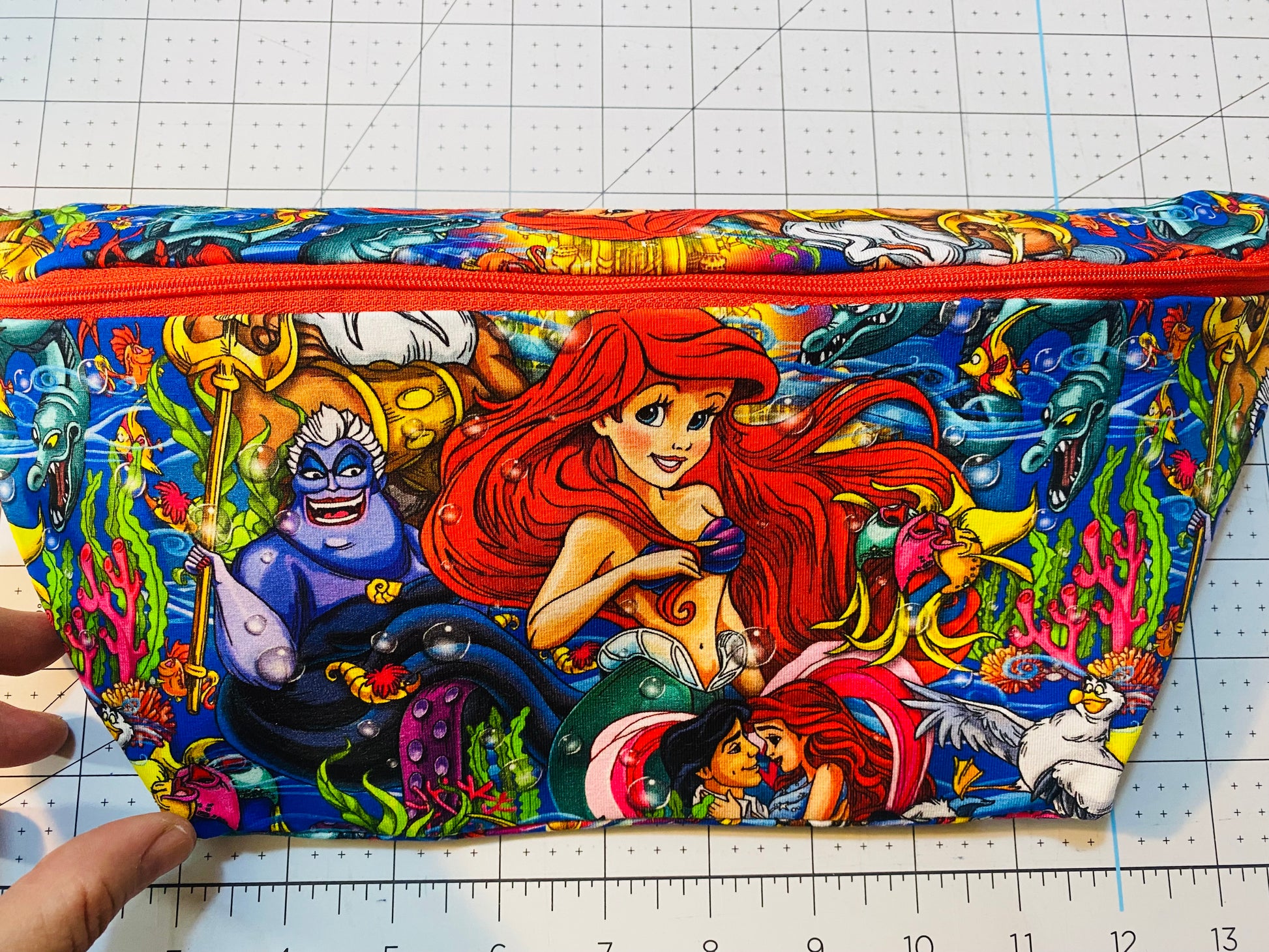 ariel mermaid fanny pack