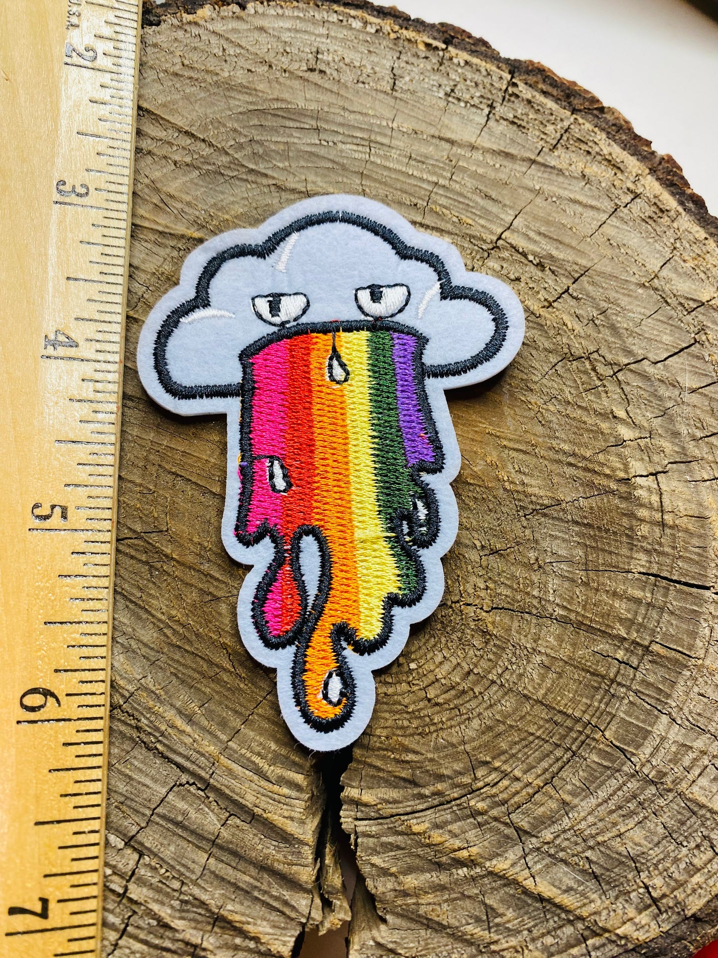 Emo puking rainbow cloud