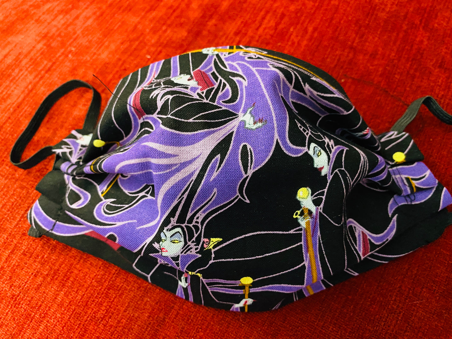 MALIFICENT Cotton fabric face mask with pocket filter