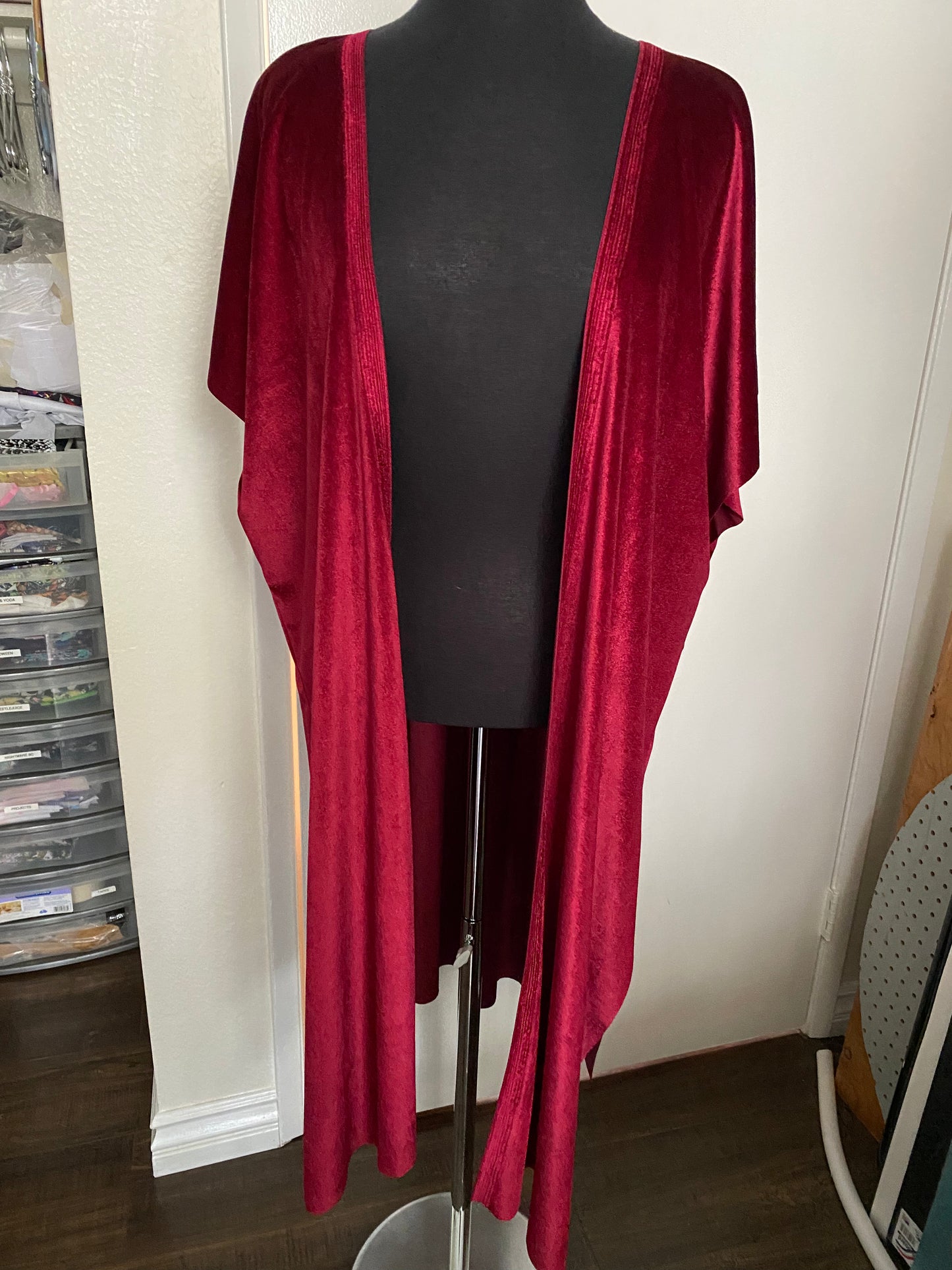 Velvet custom kimono