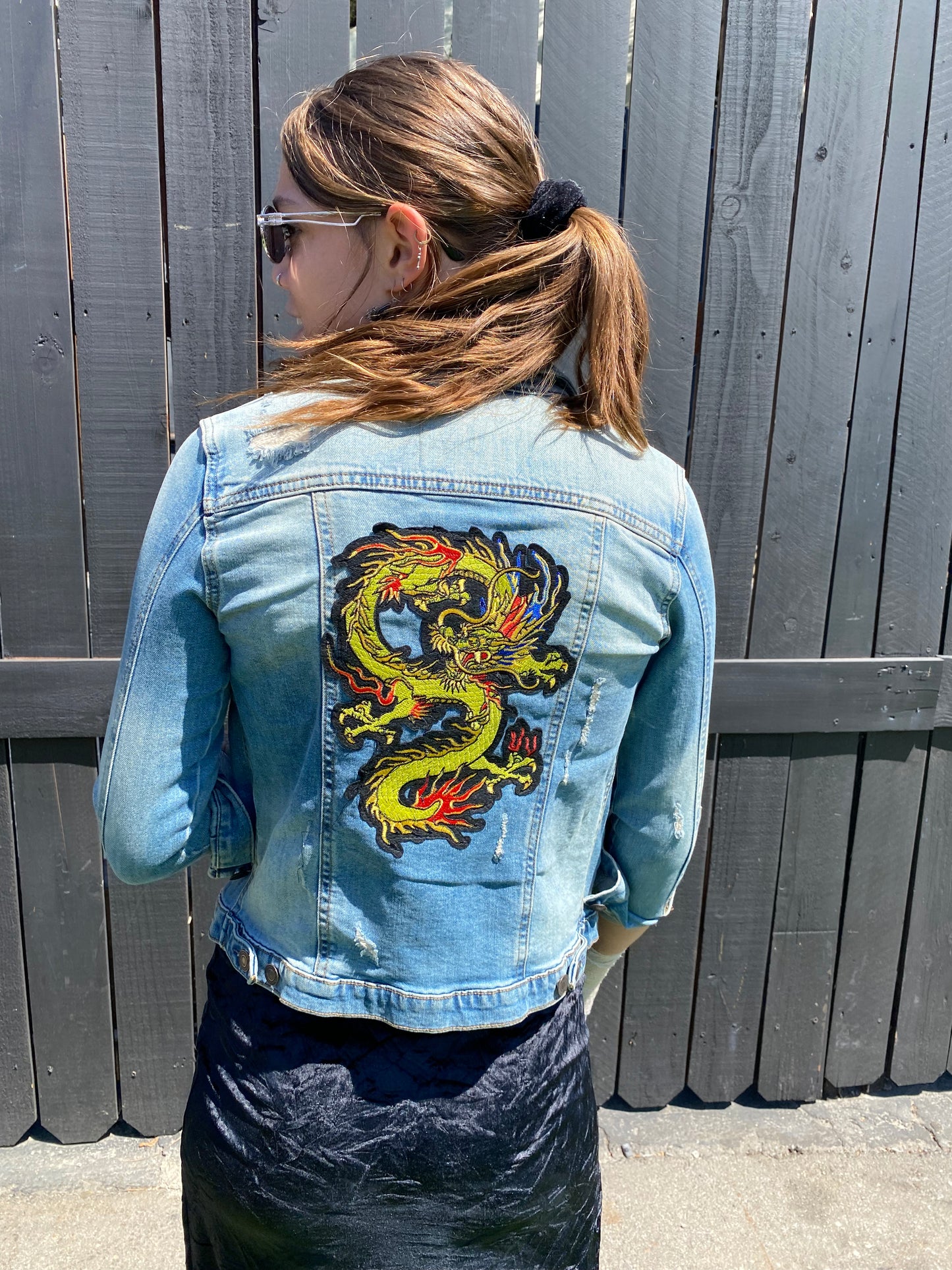 Dragon denim jacket