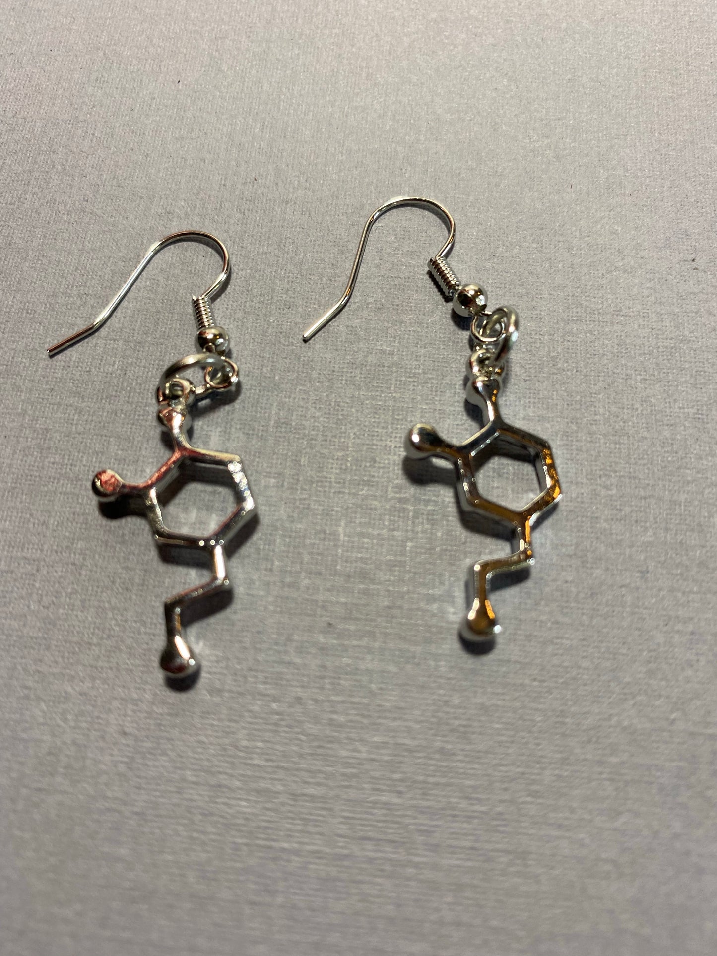 dopamine handmade stainless steel earrmgs